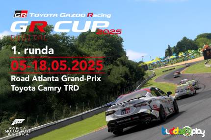 Informacje i zapisy do 1. rundy TOYOTA GR CUP DIGITAL  - 05-18.05.2025 - Road Atlanta Grand-Prix - Toyota Camry TRD